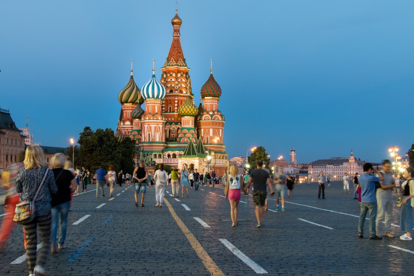 俄罗斯莫斯科红场建筑风景图片