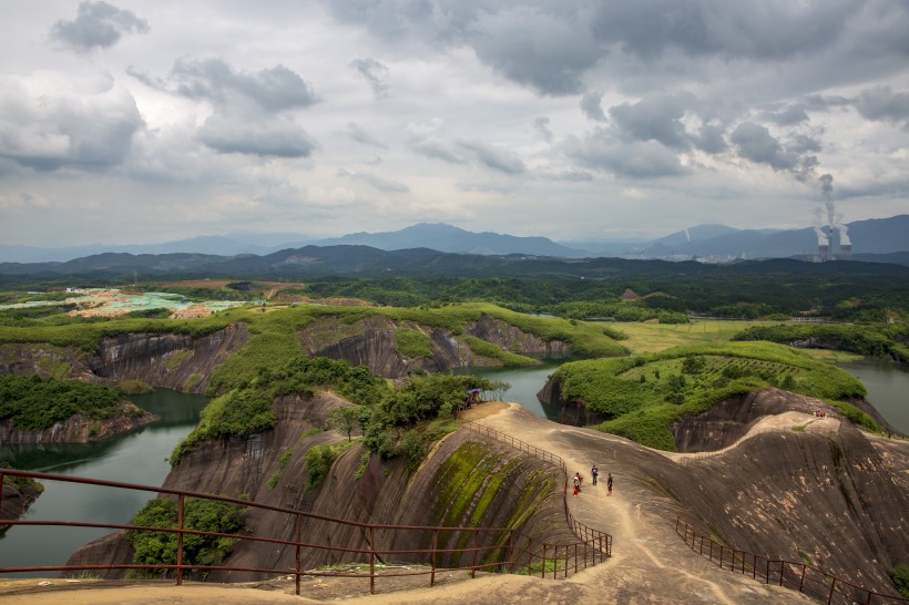 湖南高椅岭丹霞地貌自然风景图片