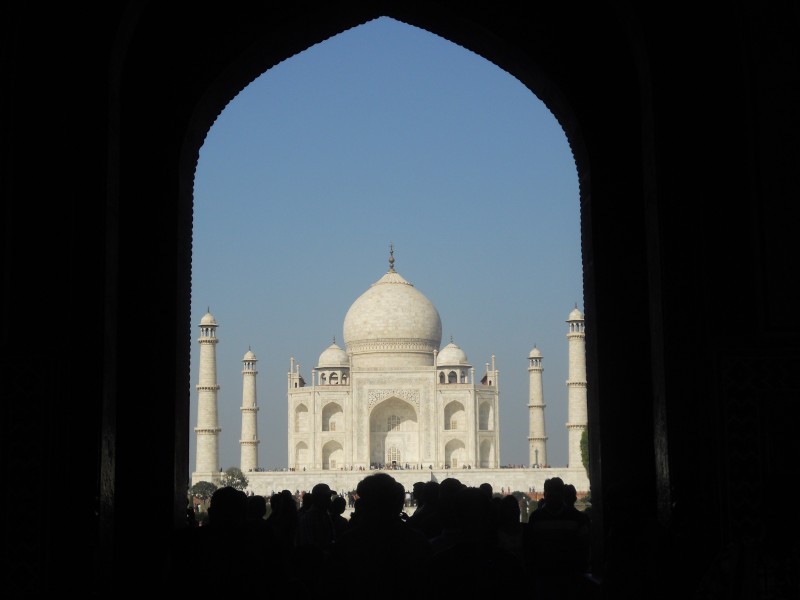 印度泰姬陵建筑风景图片