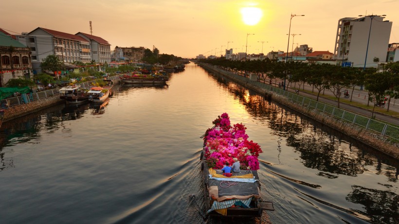 越南胡志明市风景图片