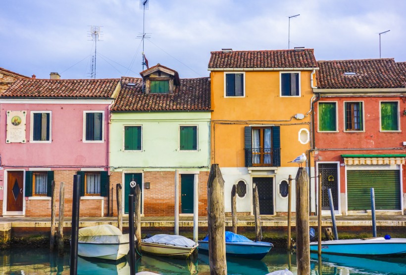 意大利威尼斯穆拉诺岛建筑风景图片