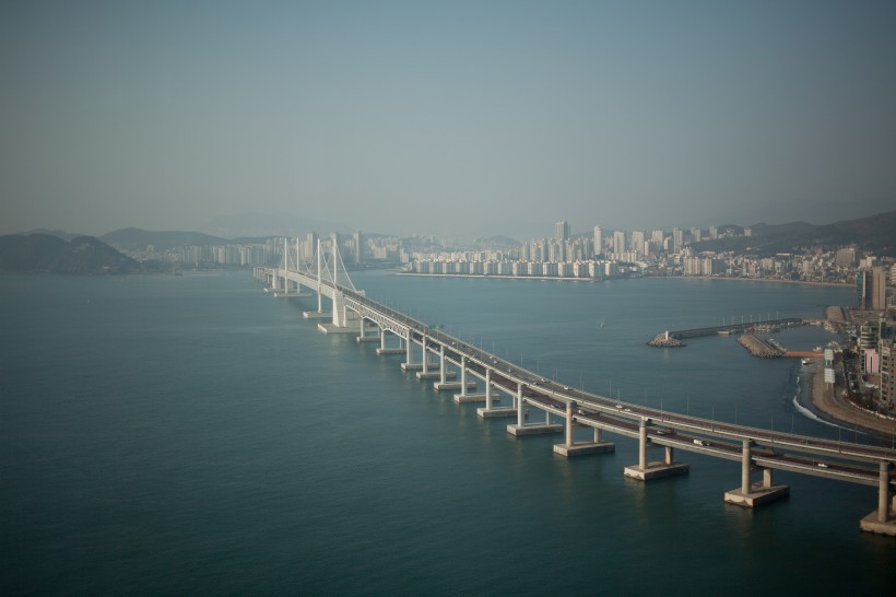 韩国釜山海云台风景图片