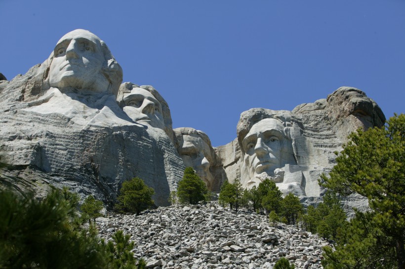 美国拉什莫尔山国家纪念公园建筑风景图片