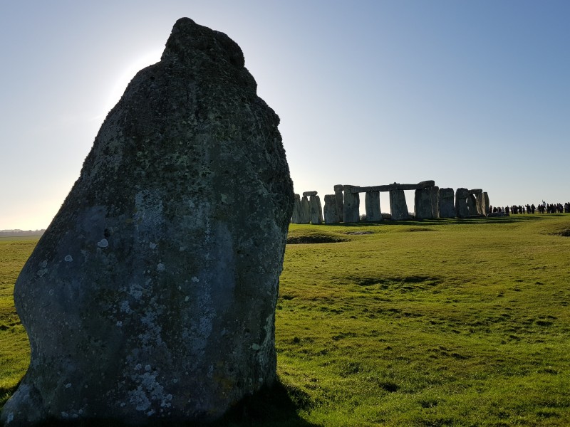 英国神秘的巨石阵自然风景图片