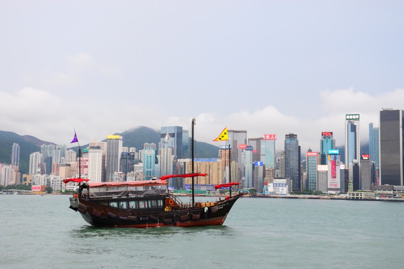 香港维多利亚港建筑风景图片