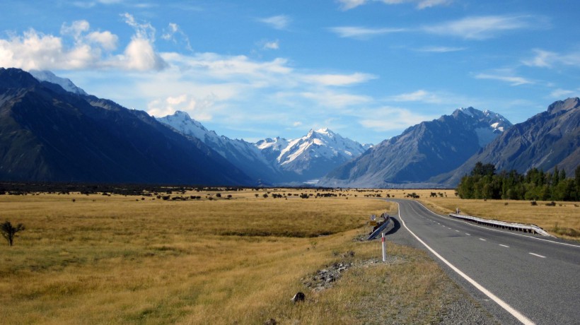 新西兰南岛库克山国家公园风景图片