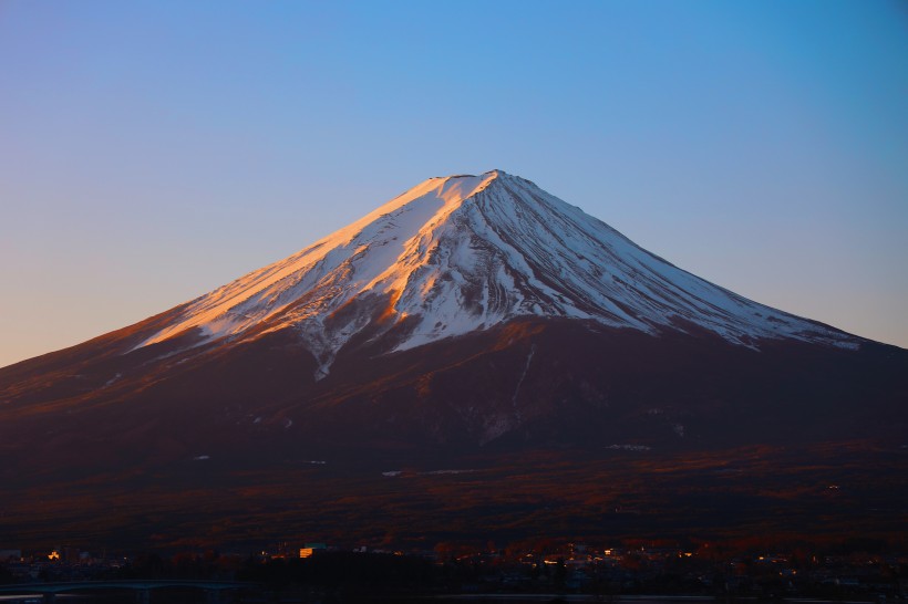 日本富士山优美风景图片