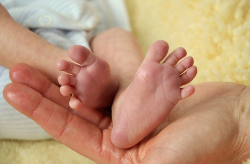 婴儿粉嫩的脚丫图片