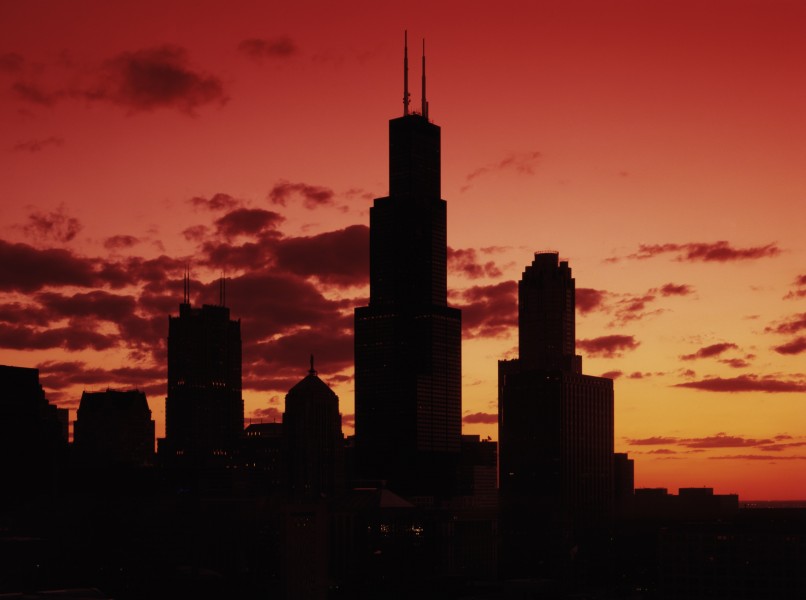 美国芝加哥伊利诺伊州城市建筑风景图片