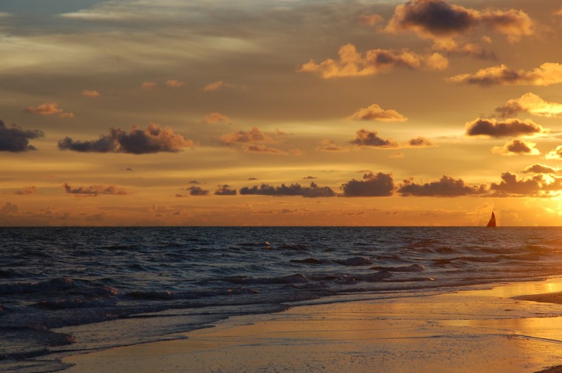 世界最美落日之都美国佛罗里达州基韦斯特风景图片
