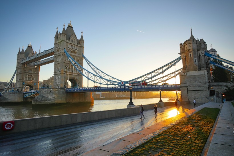 伦敦塔桥风景图片