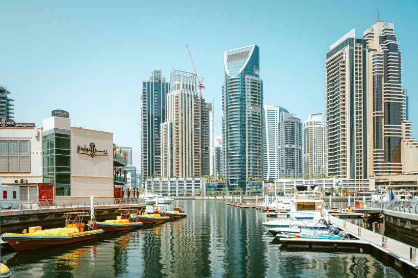 迪拜城市景色图片