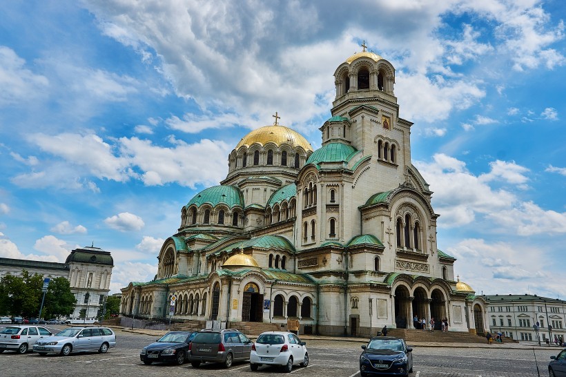 乌克兰圣索非亚大教堂建筑风景图片