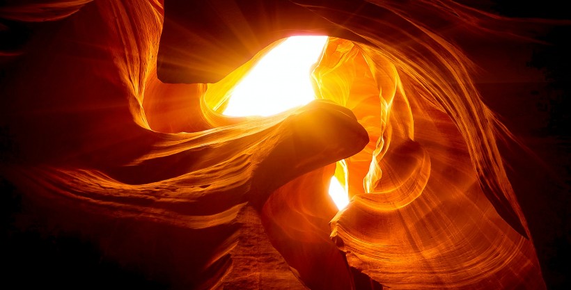 美国亚利桑那州羚羊峡谷自然风景图片