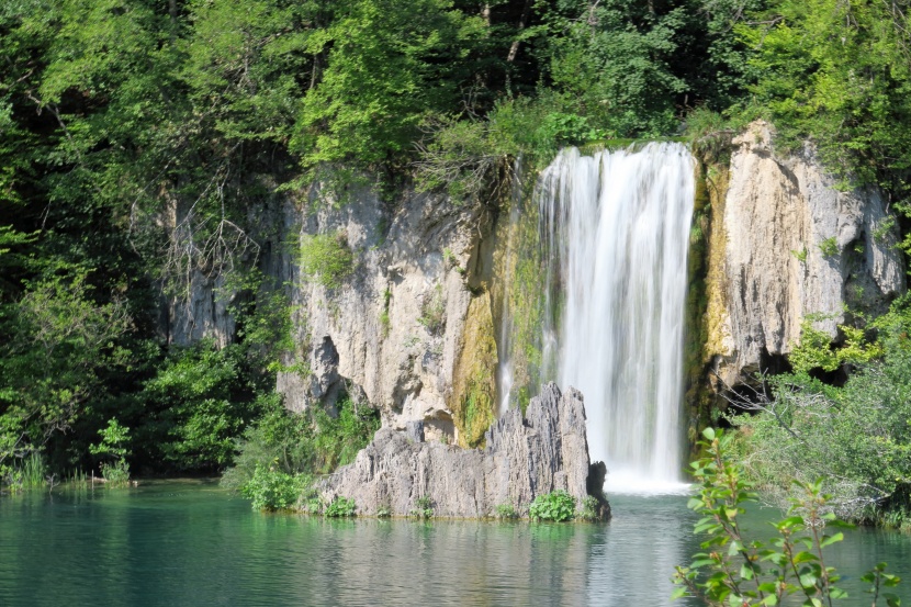 克罗地亚普利特维采湖自然风景图片