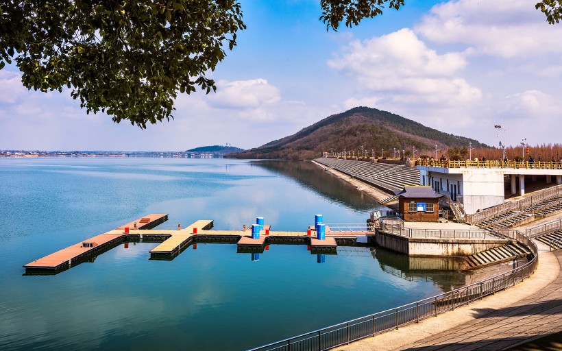 南京六合金牛湖自然风景图片