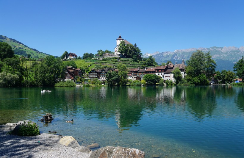 瑞士圣加仑建筑风景图片
