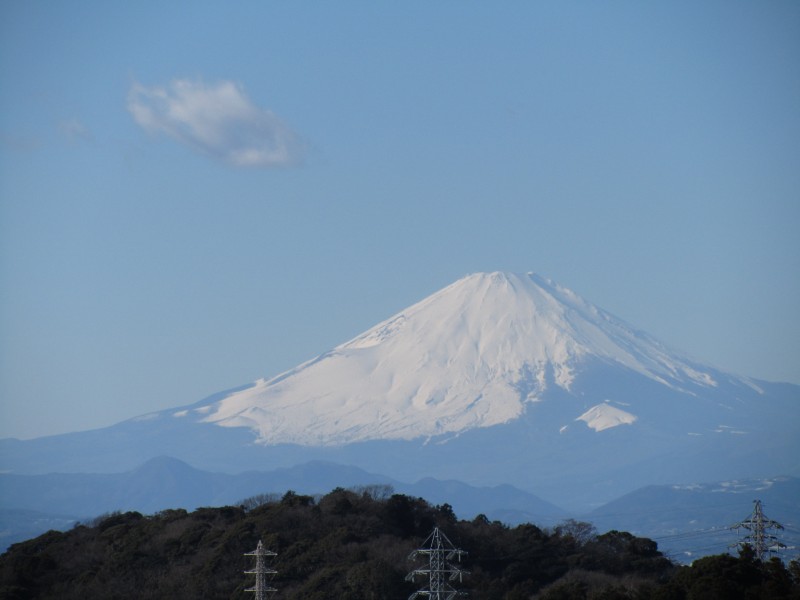 日本最高的山峰富士山优美的自然风景图片