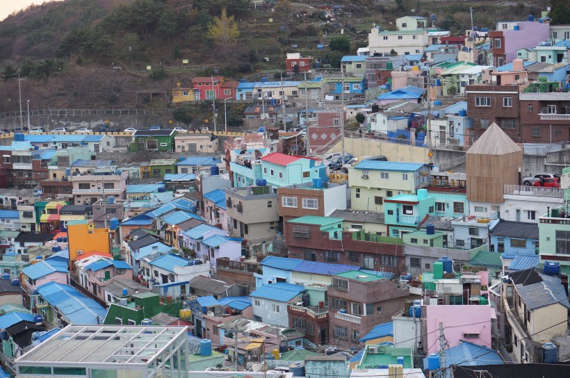 韩国釜山建筑风景图片