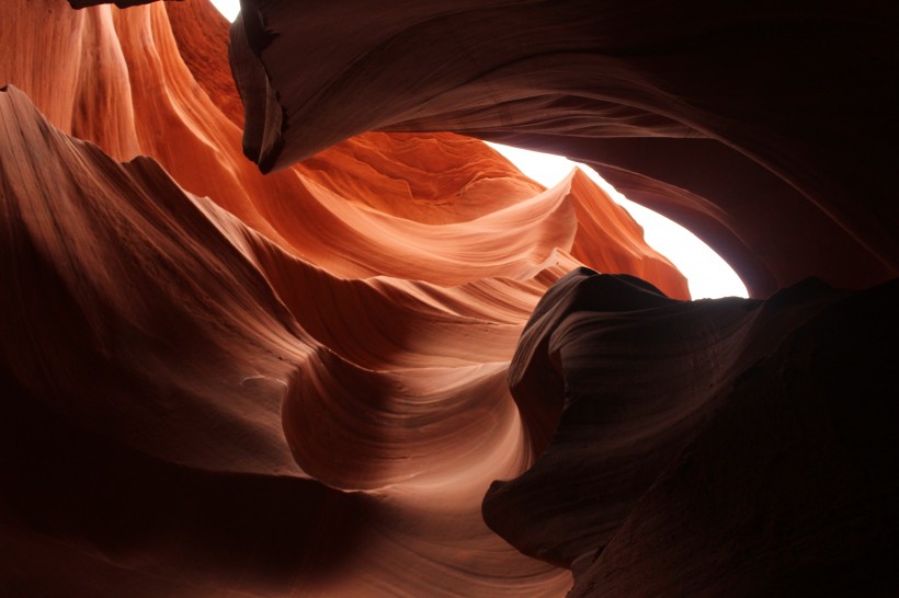 美国神秘的羚羊峡谷自然风景图片