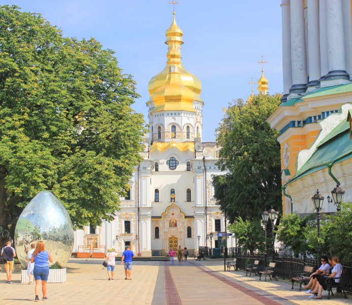 乌克兰圣索菲亚大教堂城市风景图片