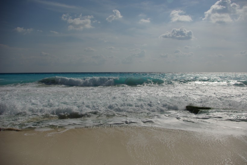 墨西哥坎昆海岸风景图片