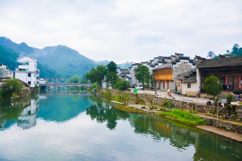 江西瑶里古镇建筑风景图片
