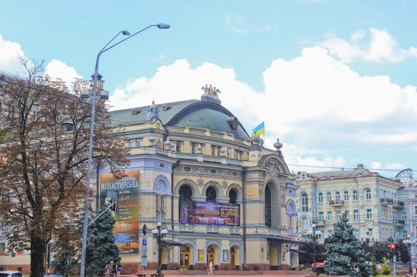 乌克兰首都基辅城市风景图片
