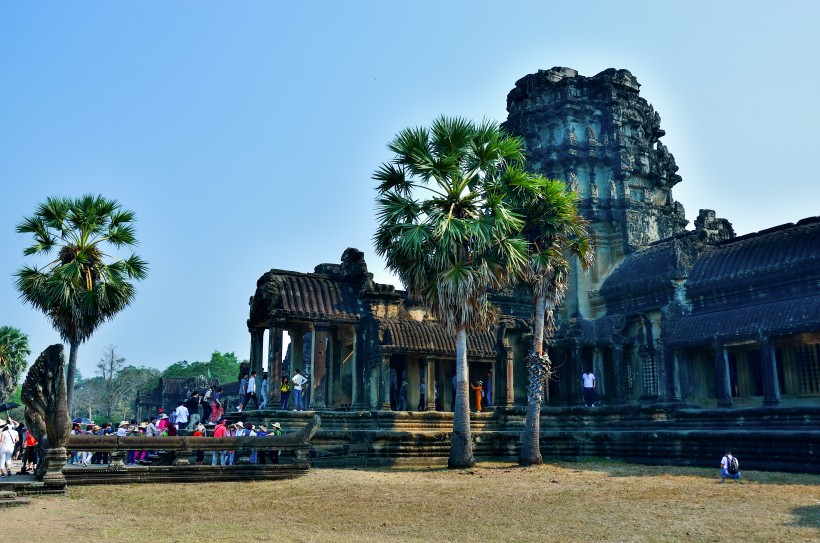 柬埔寨吴哥窟风景图片