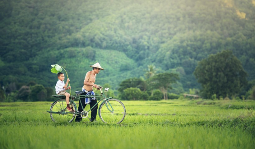 柬埔寨淳朴的人文风景图片
