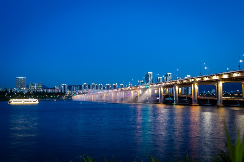 韩国汉城汝矣岛风景图片