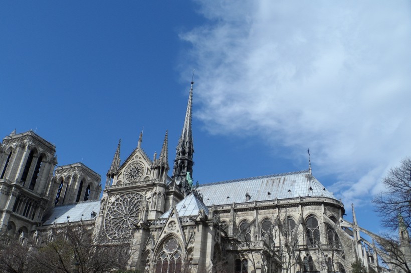 法国巴黎圣母院大教堂图片