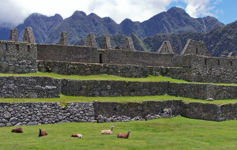秘鲁马丘比丘印加文明遗址图片