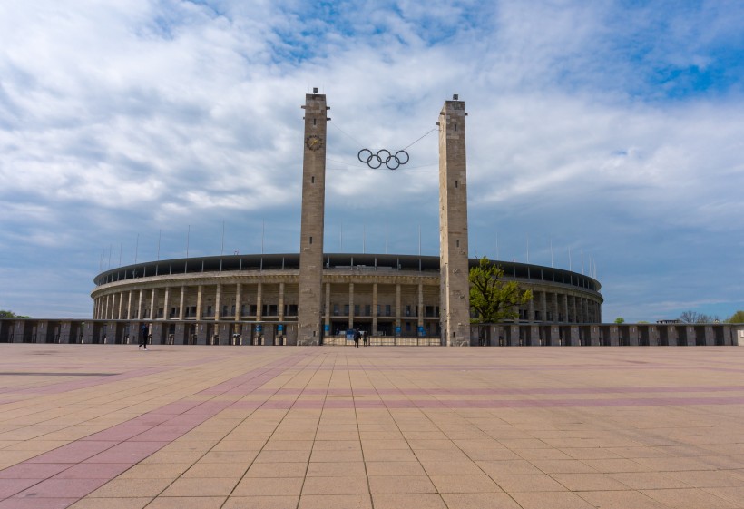 德国柏林奥林匹克体育场建筑风景图片