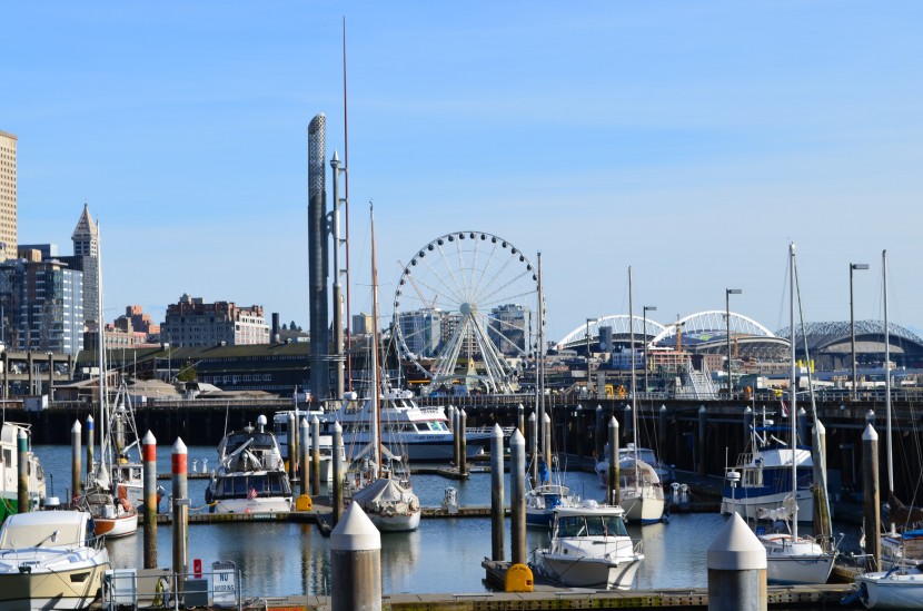 美国西雅图码头区图片