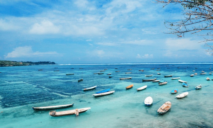 美丽的马尔代夫海边风景图片