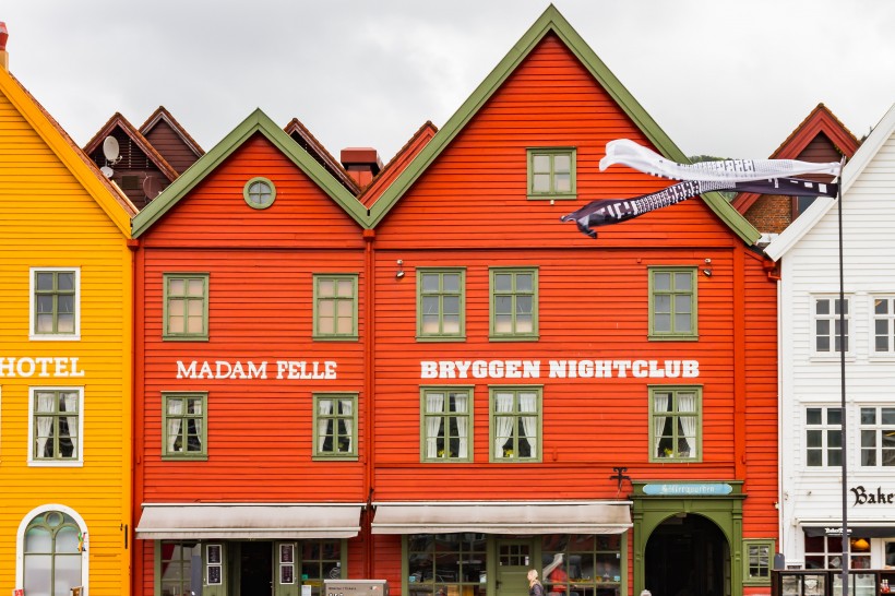 挪威布吕根建筑风景图片