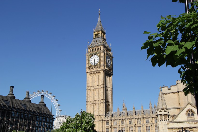 英国伦敦大本钟风景图片