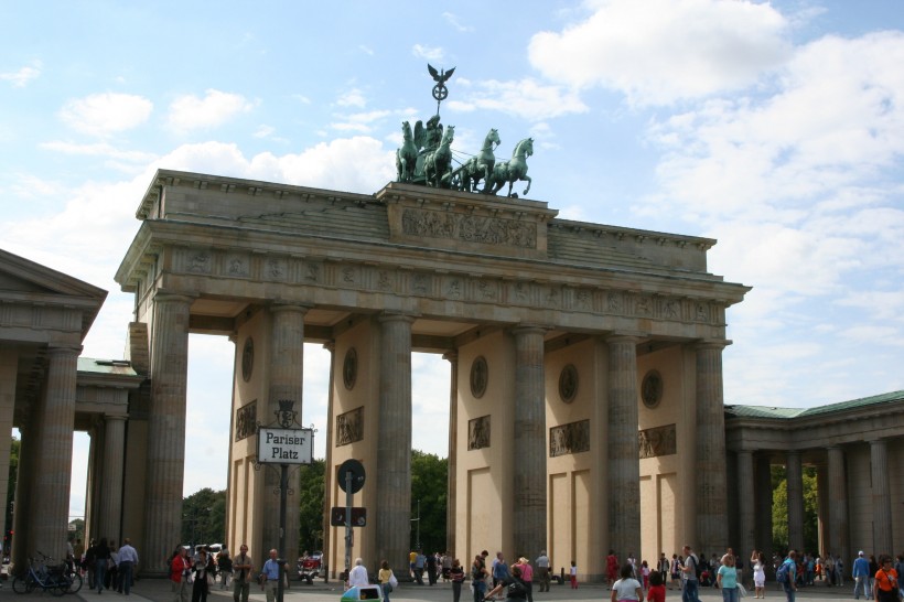 德国柏林勃兰登堡门建筑图片
