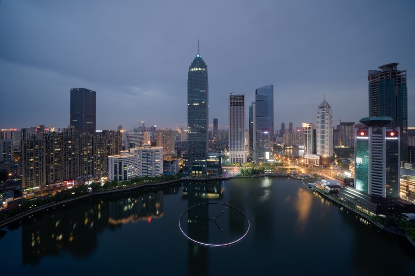 湖北武汉高楼城市建筑风景图片
