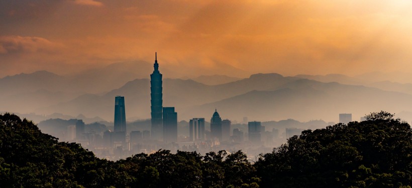 台湾台北101大厦建筑风景图片