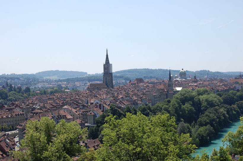 瑞士伯尔尼城市建筑风景图片