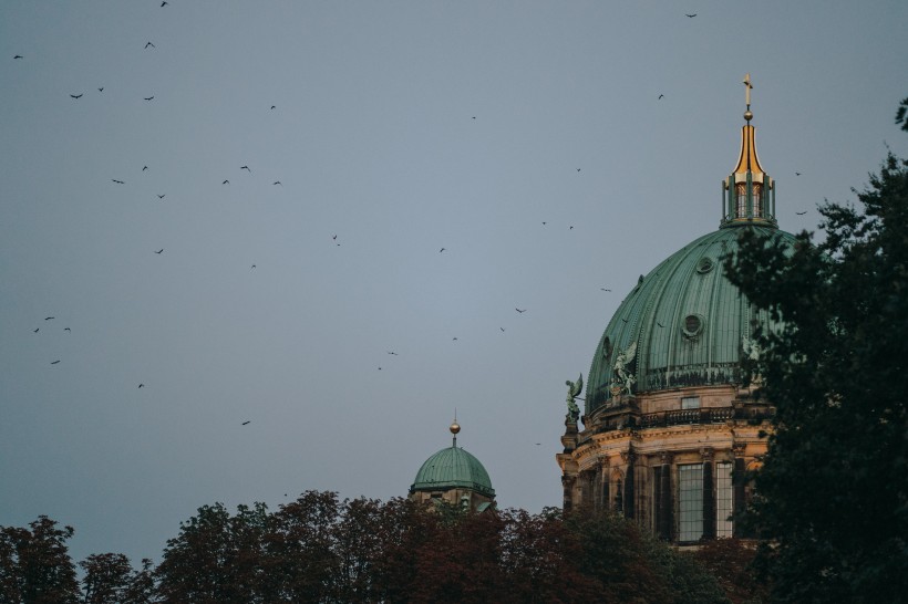 德国柏林大教堂建筑风景图片