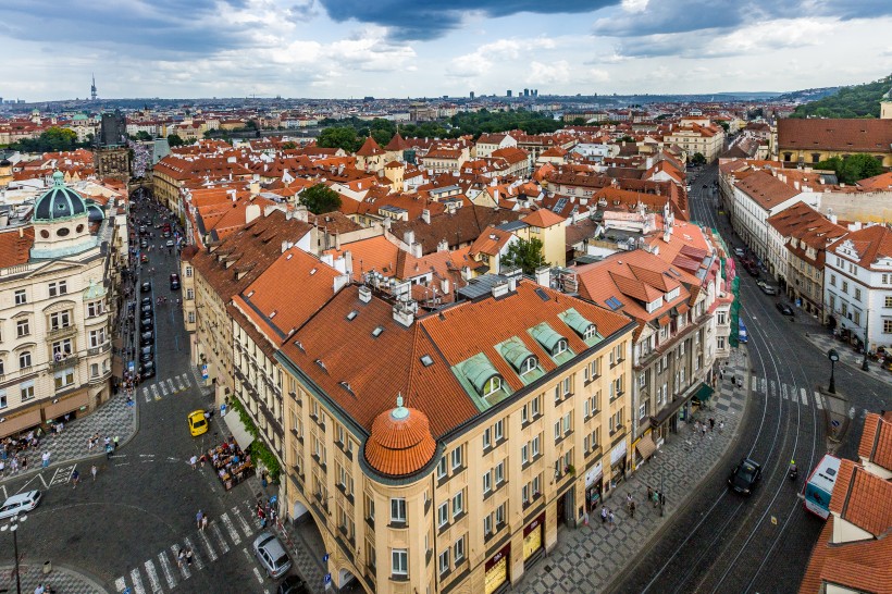 捷克布拉格老城区风景图片
