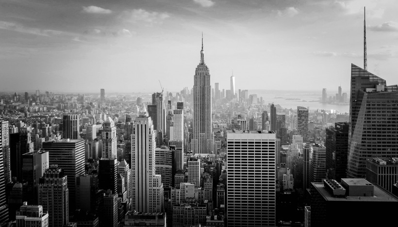 美国历史地标纽约曼哈顿帝国大厦建筑风景图片