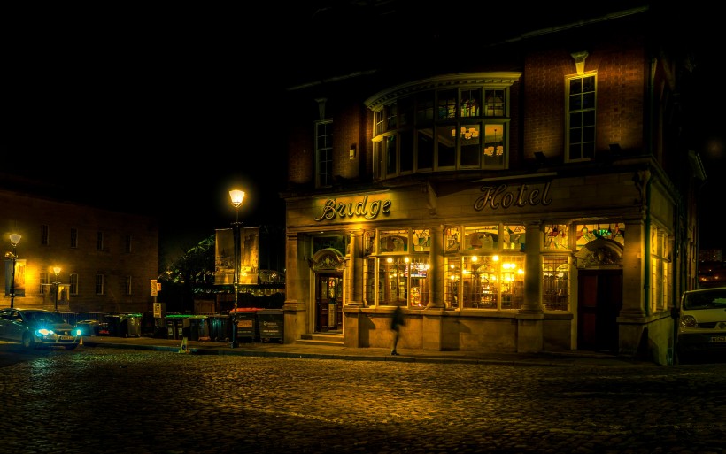 英国城市夜景图片