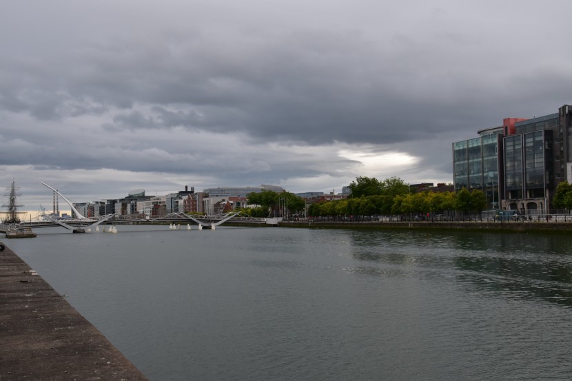 都柏林利菲河风景图片