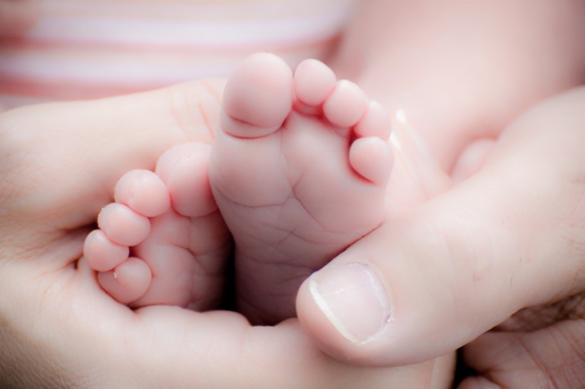 婴儿粉嫩的脚丫图片