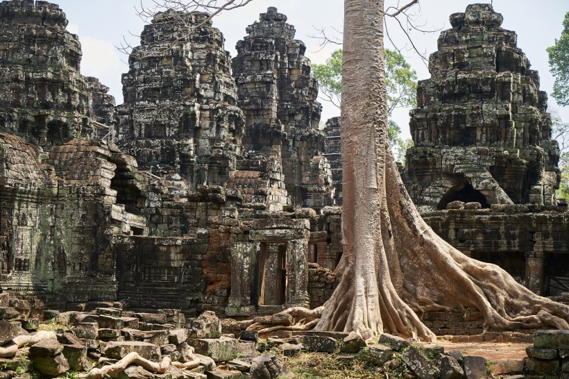 柬埔寨吴哥窟建筑风景图片