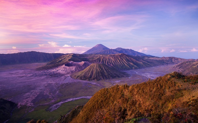 火山风景图片